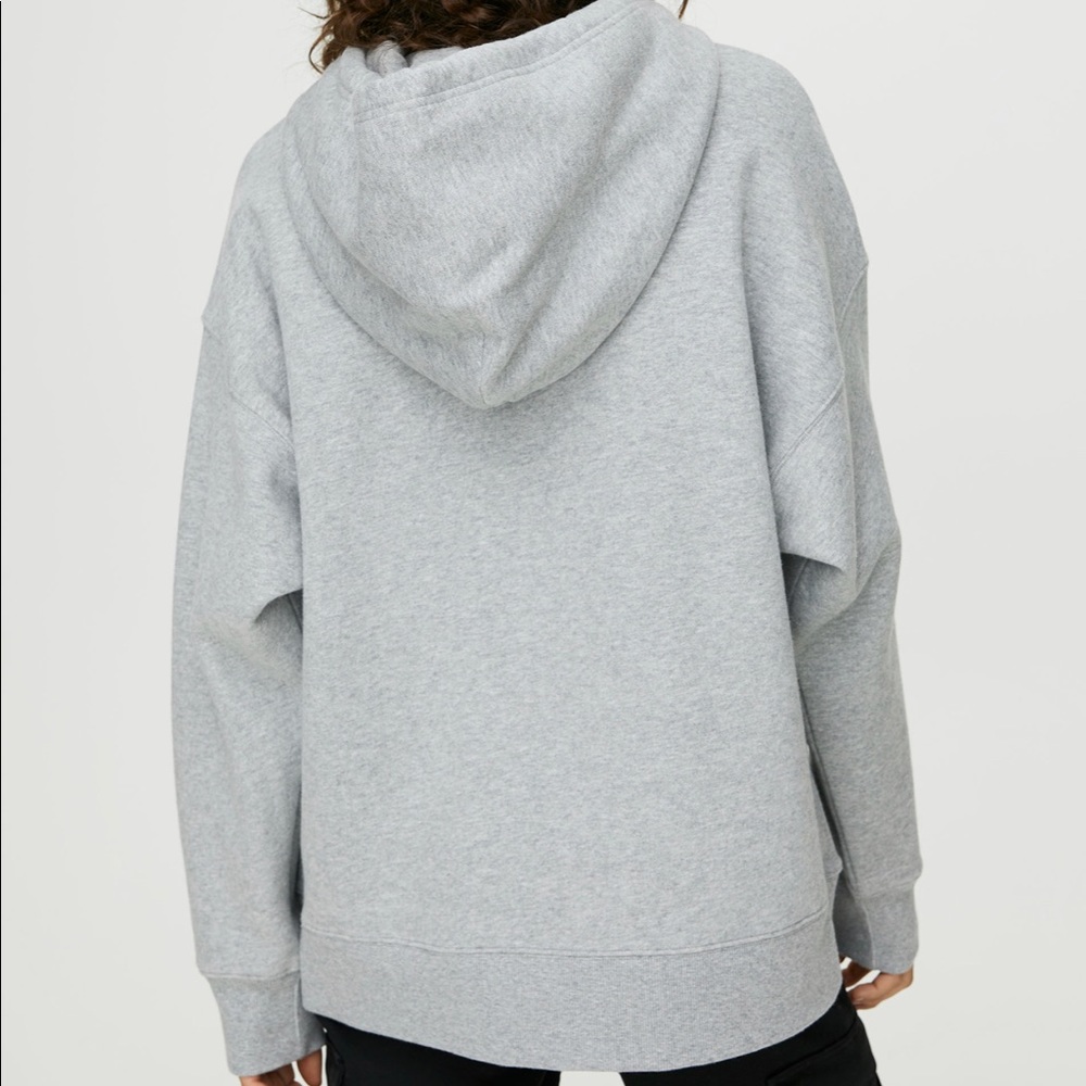 Aritzia TNA Boyfriend Hoodie Grey Size 3 like new